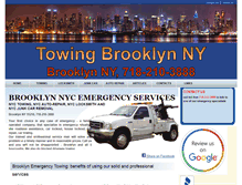 Tablet Screenshot of emergency-towing.com